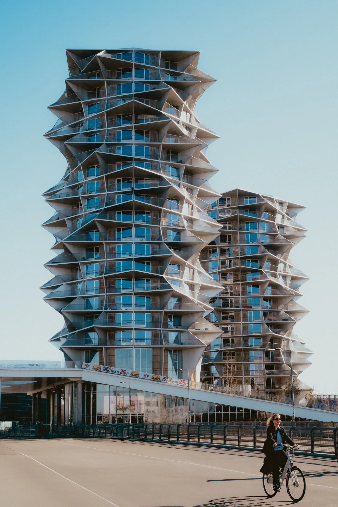 Contemporary multi-building residential development