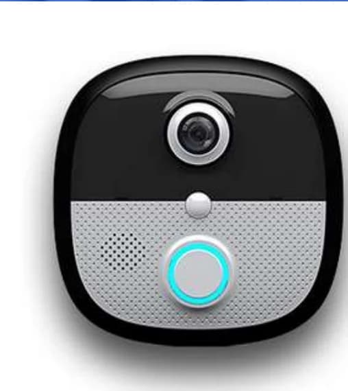 Client brochure photograph of the video door phone